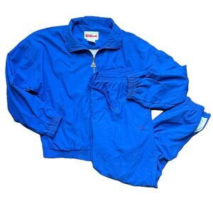 1990s Wilson Cobalt Tracksuit Set